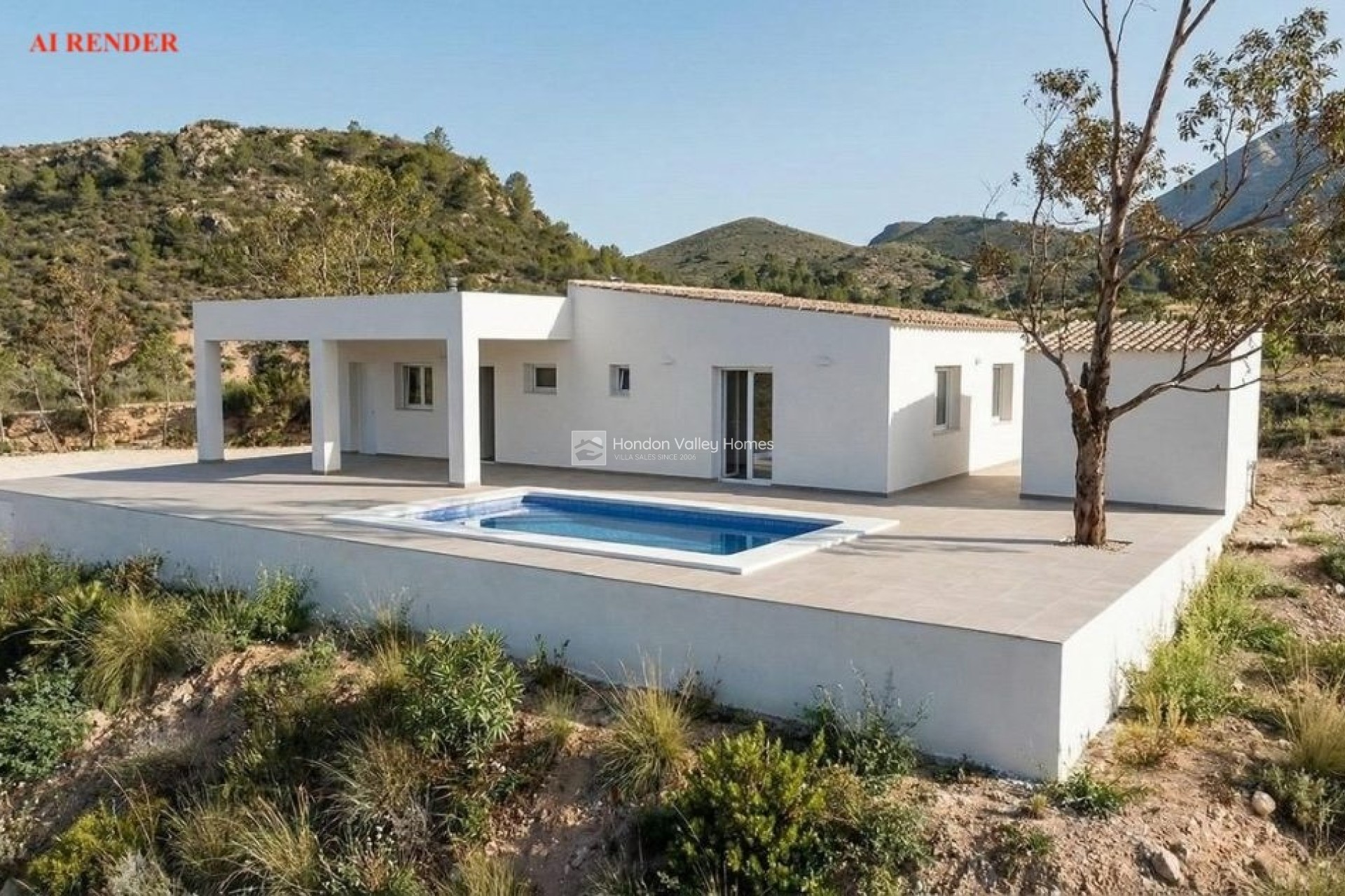 Herverkoop - 4. House - Detached Villa - Hondón de las Nieves
