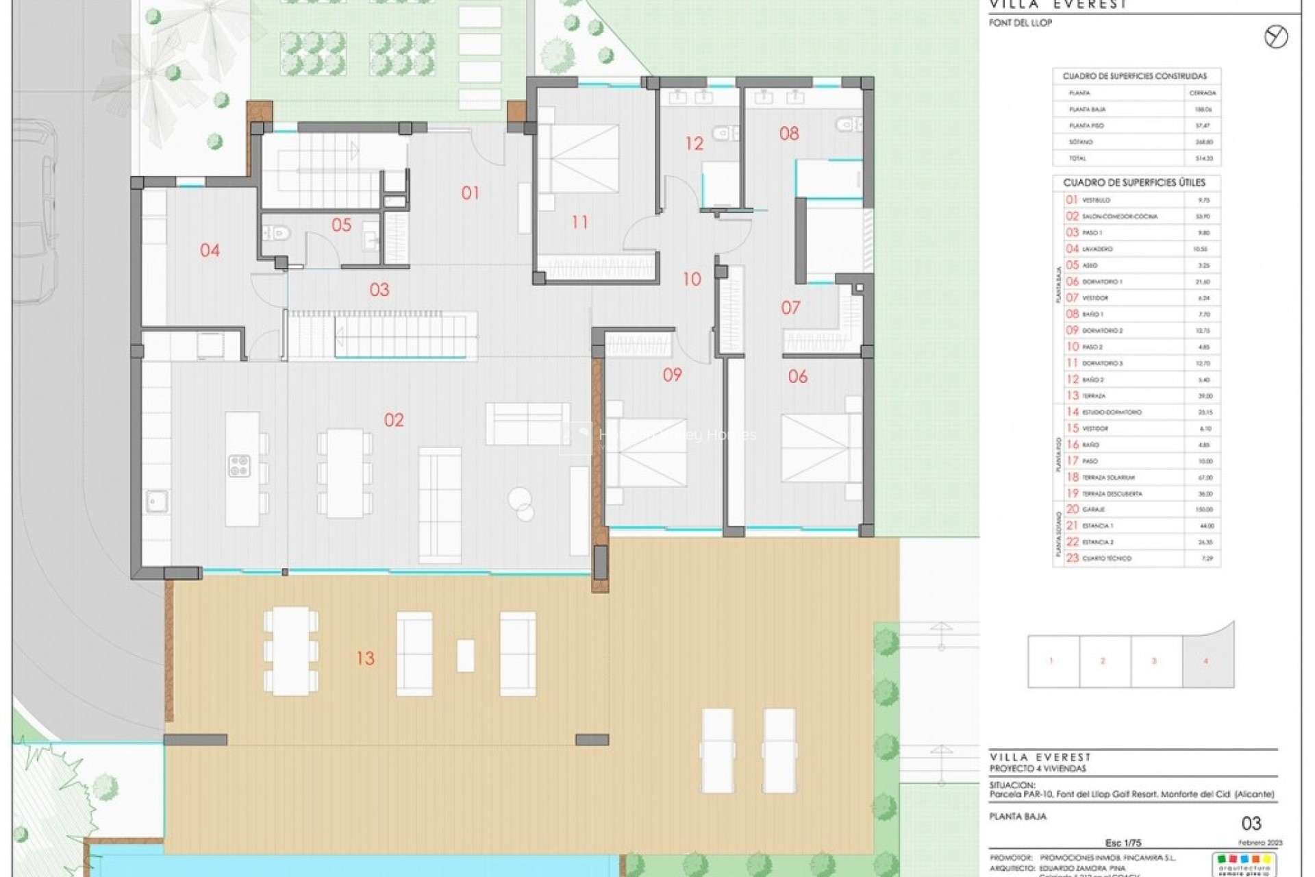 Neubau / In Entwicklung - Villa - Aspe - Font del Llop Golf