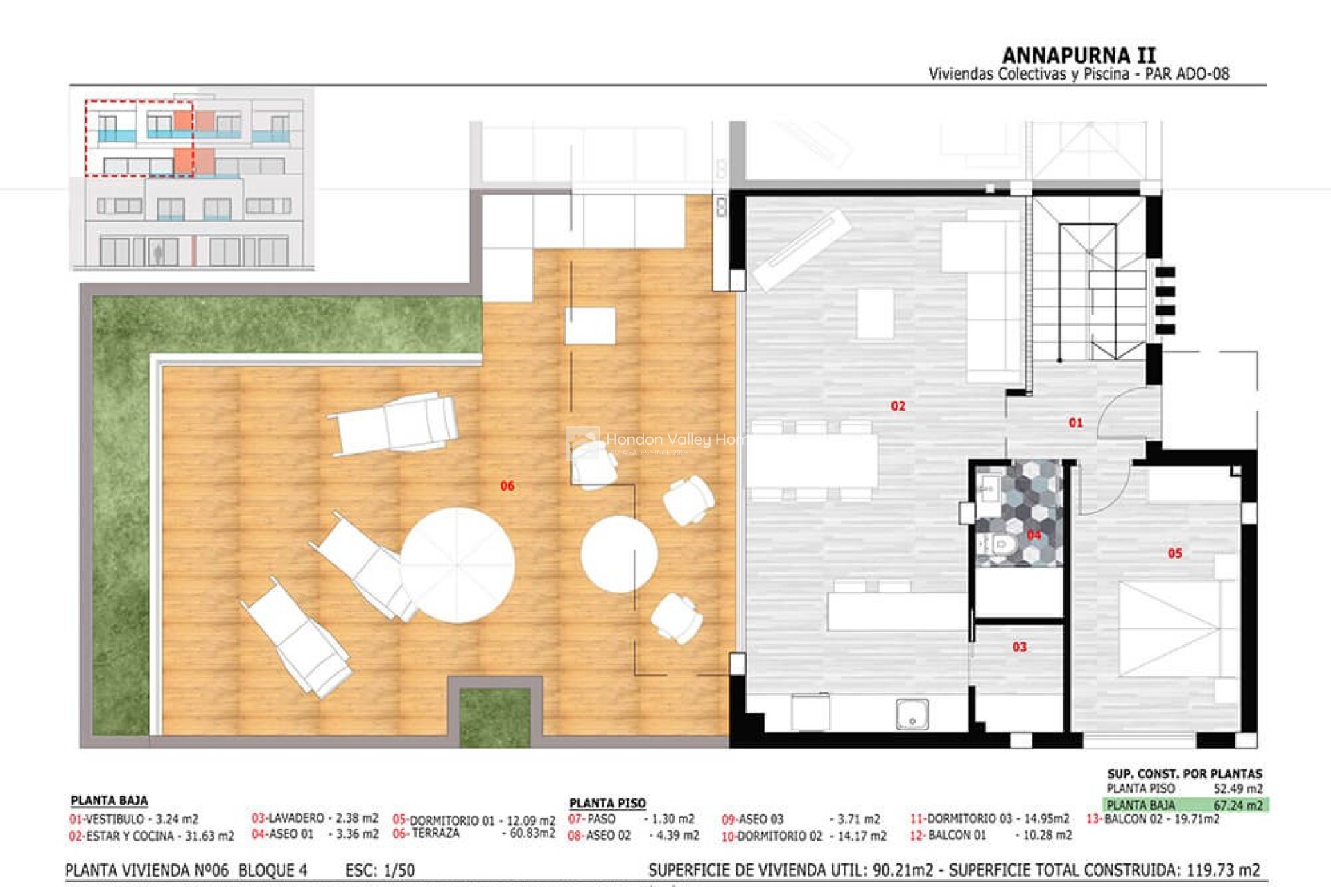 Neubau / In Entwicklung - Wohnung - Aspe - Font del Llop Golf