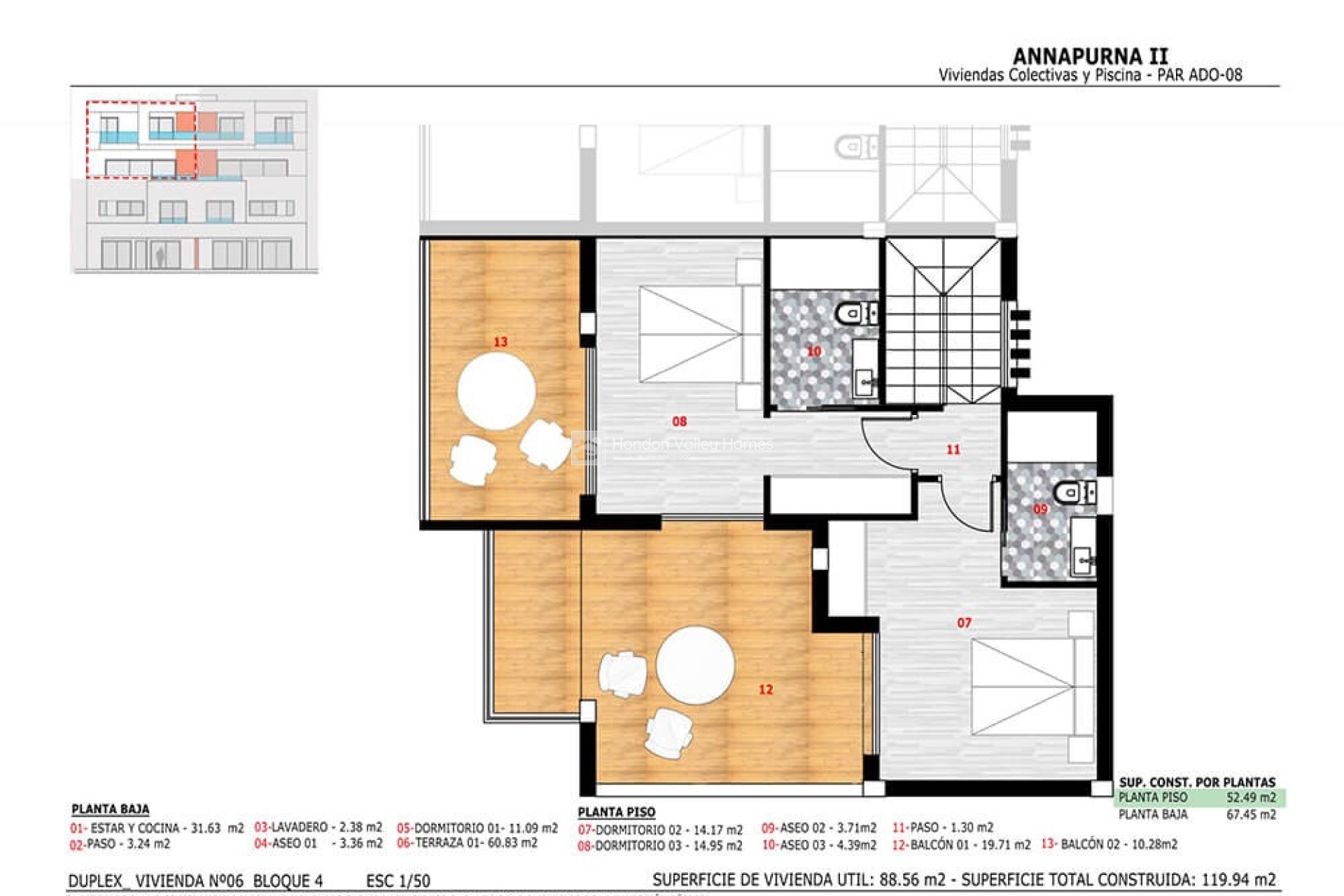 Neubau / In Entwicklung - Wohnung - Aspe - Font del Llop Golf