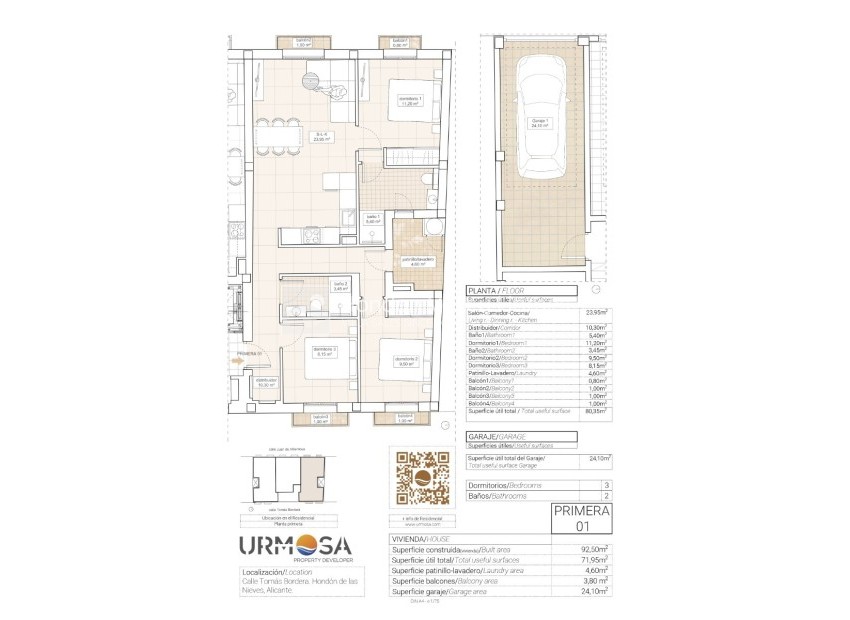 Neuf / En Projet - 1. Apartment / flat - Hondon De Las Nieves