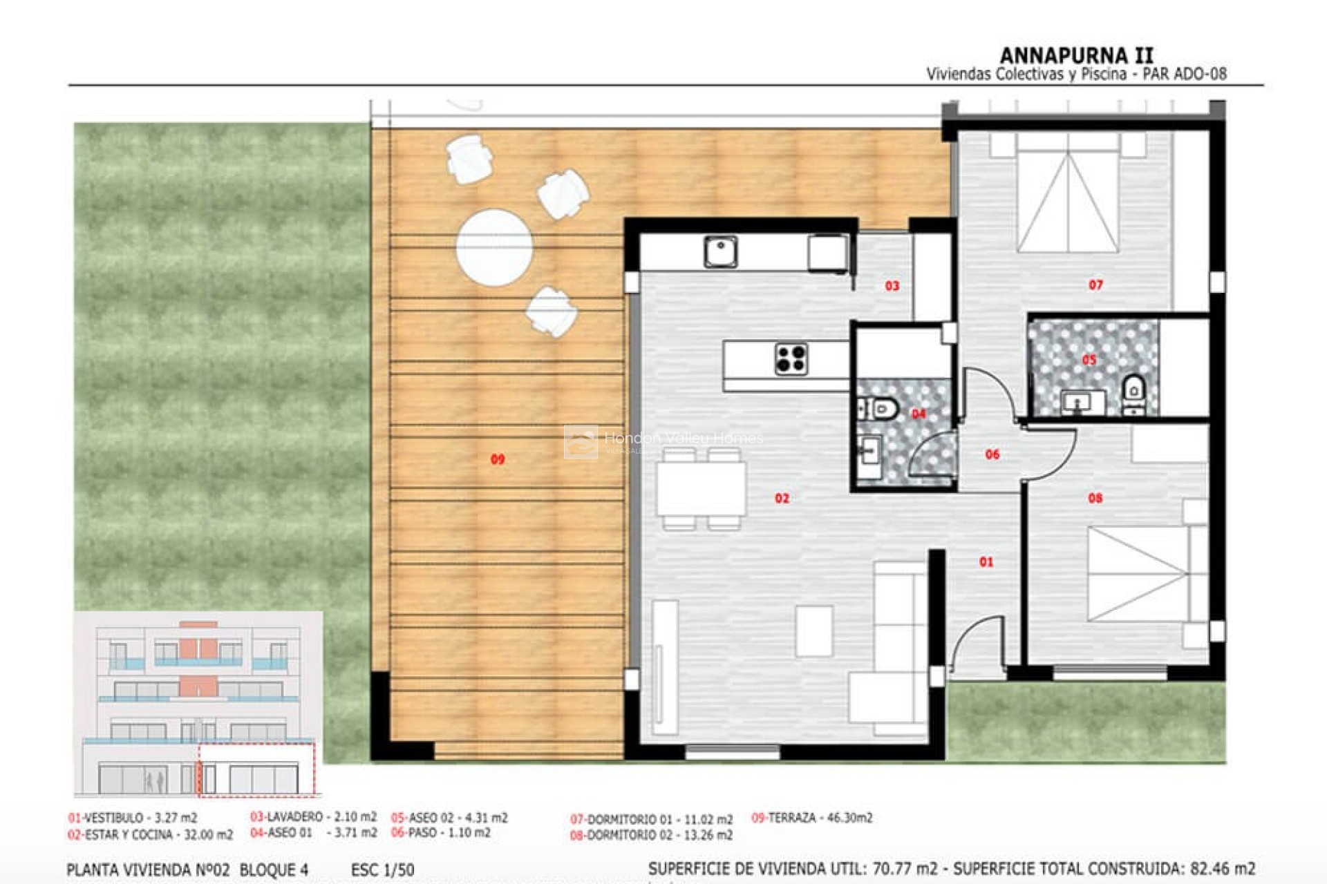 Neuf / En Projet - Appartement - Aspe - Font del Llop Golf