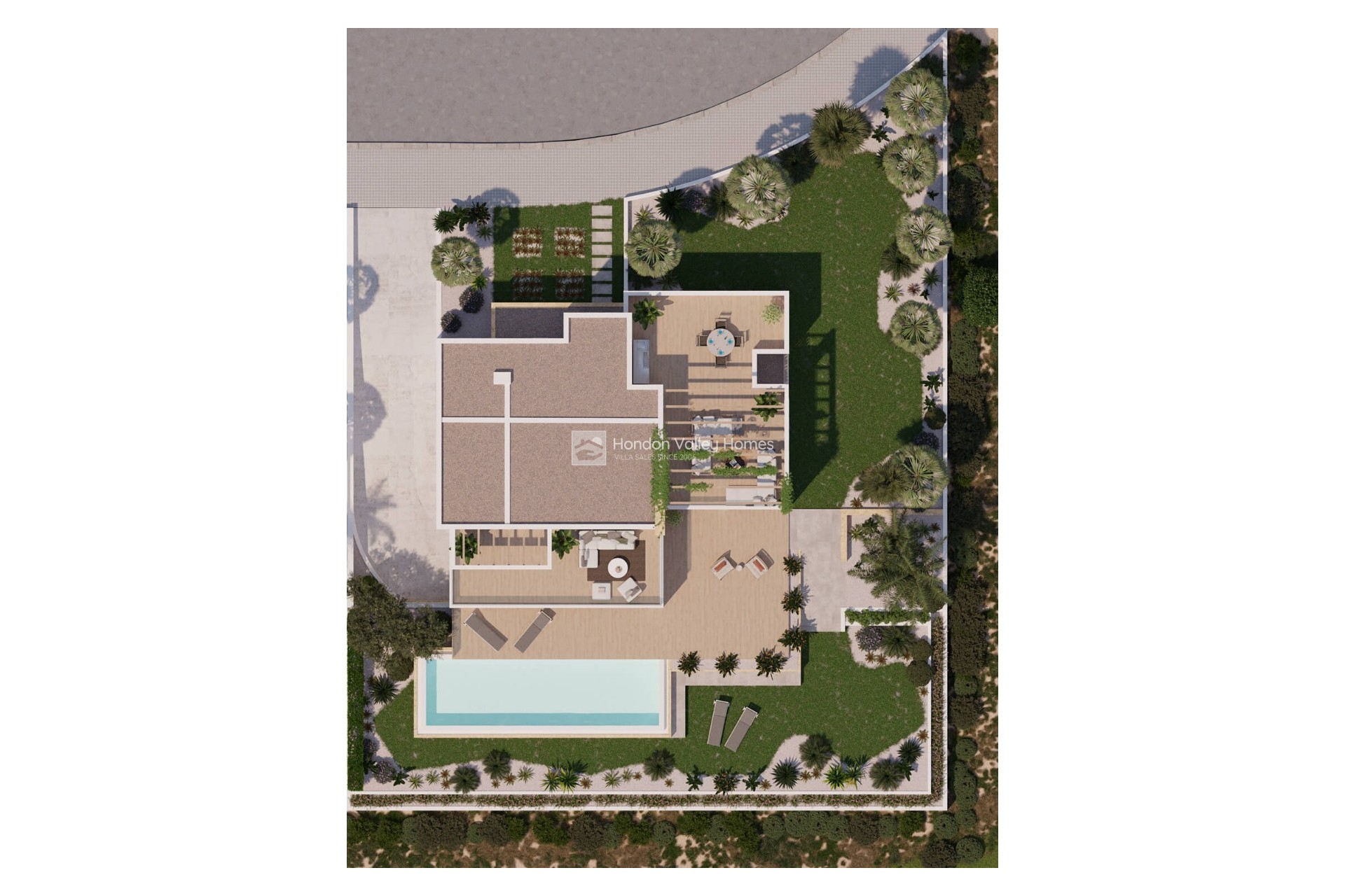 Obra Nueva / En Proyecto - Villa - Aspe - Font del Llop Golf