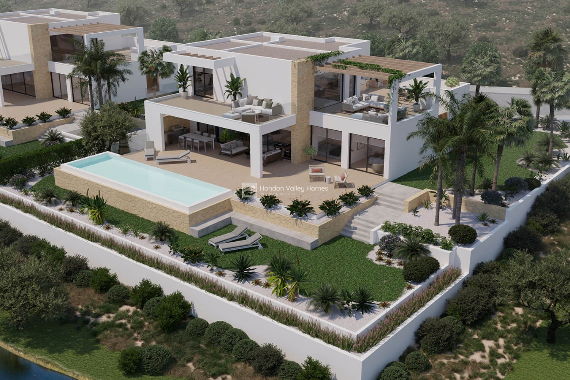 Obra Nueva / En Proyecto - Villa - Aspe - Font del Llop Golf