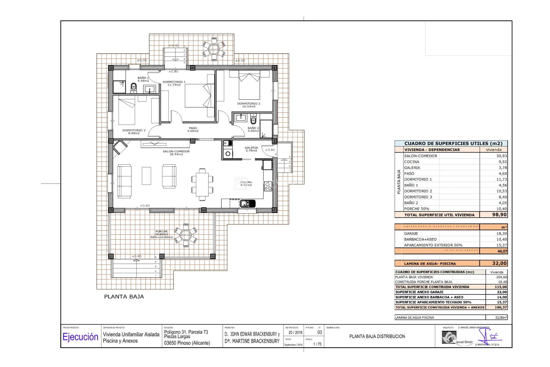 Obra Nueva / En Proyecto - Villa - Pinoso