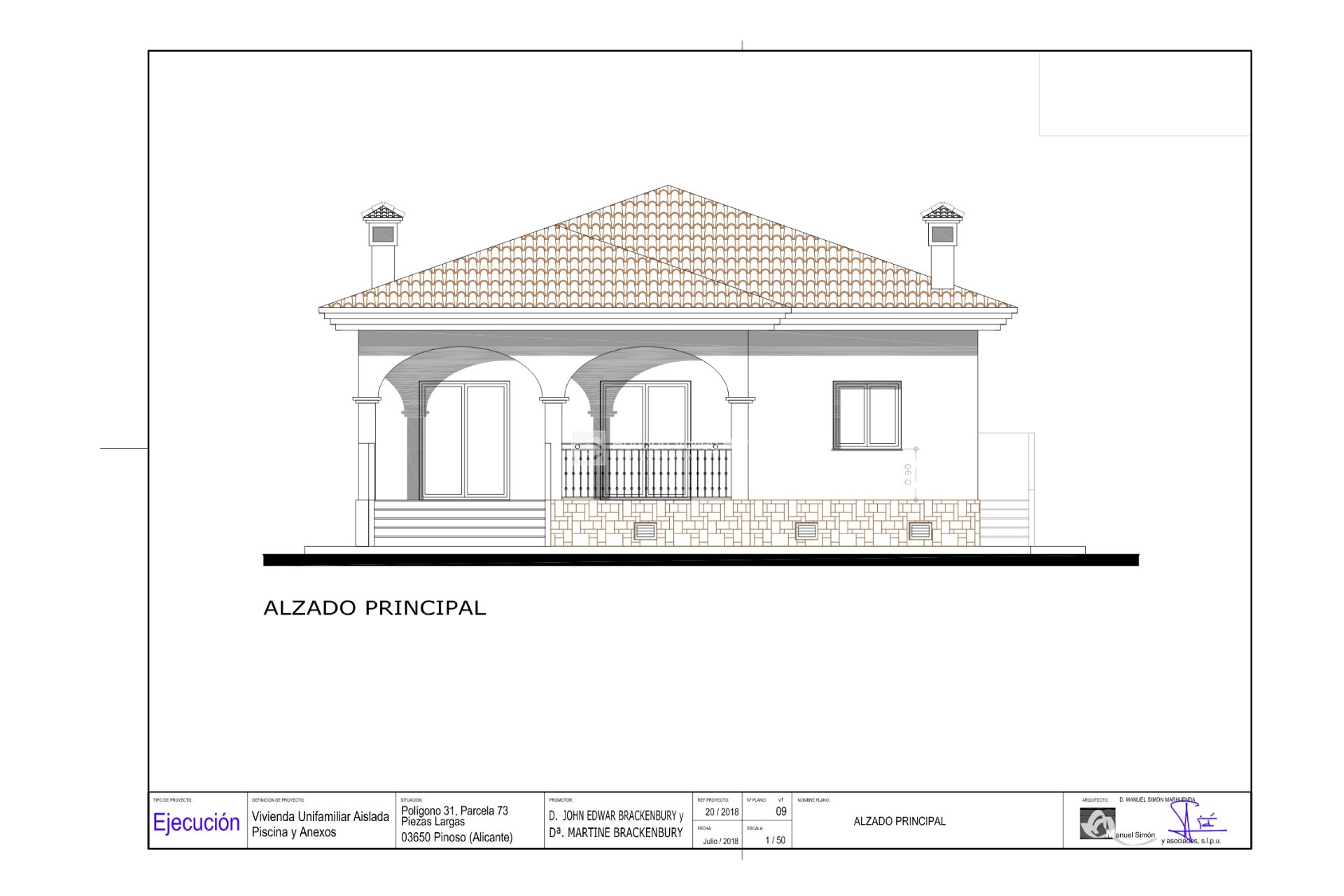 Obra Nueva / En Proyecto - Villa - Pinoso