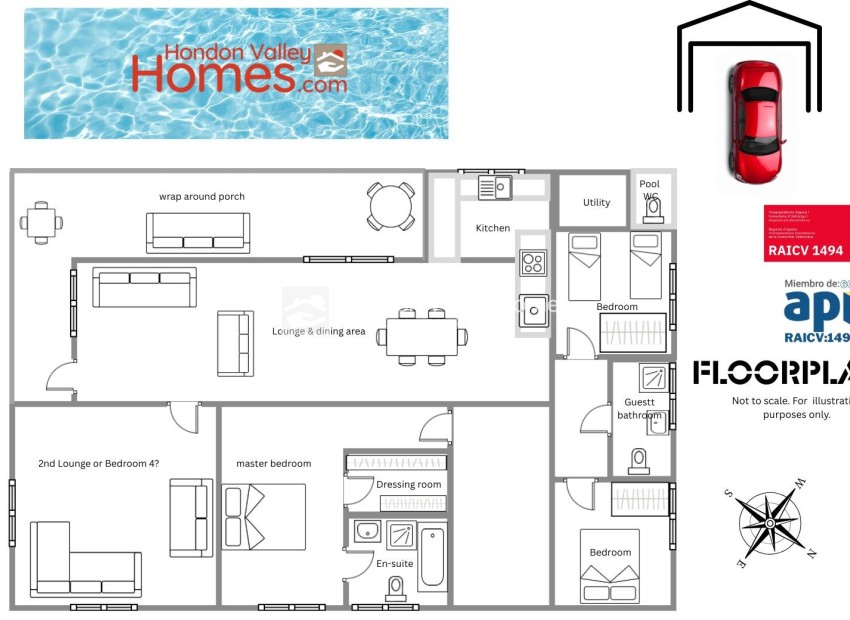 Resale - Villa - Hondón de las Nieves