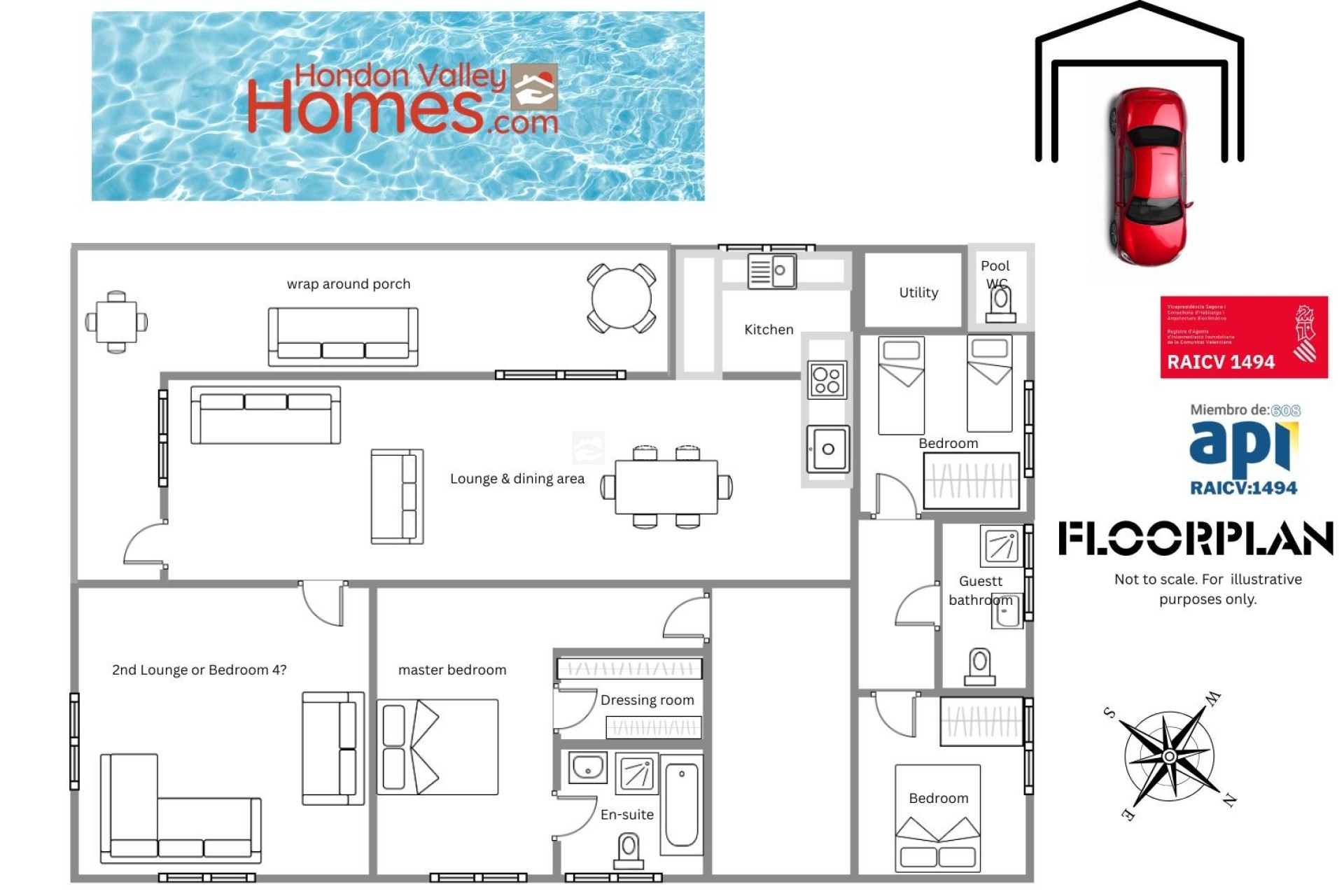 Resale - Villa - Hondón de las Nieves