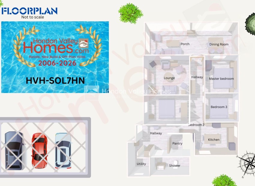 Resale - Villa - Hondón de las Nieves