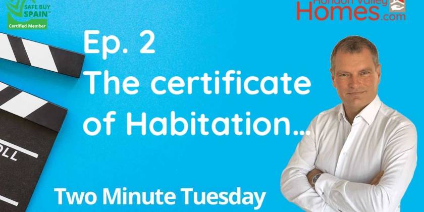 TMT Ep.2 Why you need the certificate of habitation when buying your spanish villa?