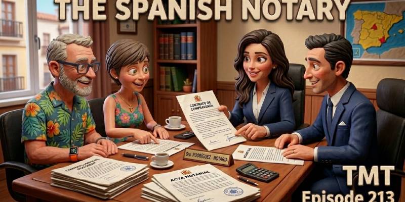 TMT Ep.213 The Spanish Notary: Everything you need to Know to Buy/Sell Spanish Property