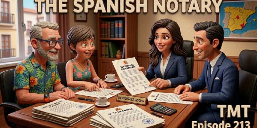 TMT Ep.213 The Spanish Notary: Everything you need to Know to Buy/Sell Spanish Property