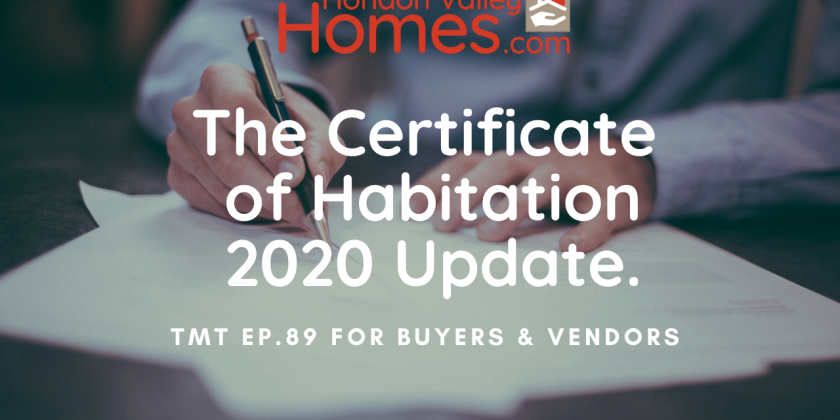 TMT Ep.89 Everything You need to Know about the Certificate of Habitation 2020