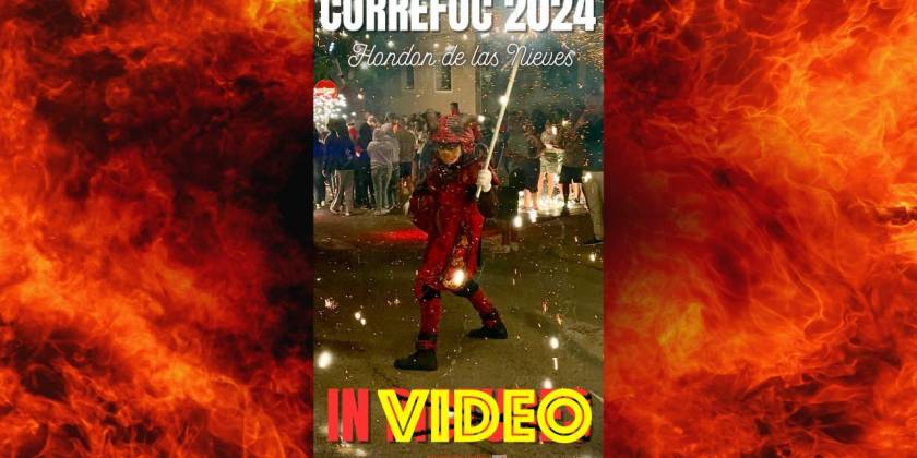 Correfoc 2024 - Fire Madness in Hondon de las Nieves.