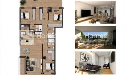 New Build / Off-Plan - Apartment / flat - Aspe - Font del Llop Golf